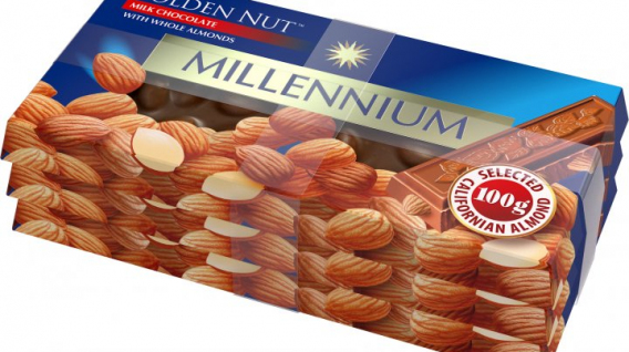 Шоколад Millennium молочний мигдаль